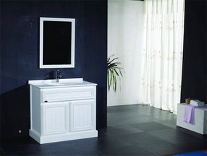 清新浴室之选,实木浴室柜推荐