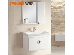 安彼卫浴实木卫浴柜组合 卫生间空间的优雅与实用之选